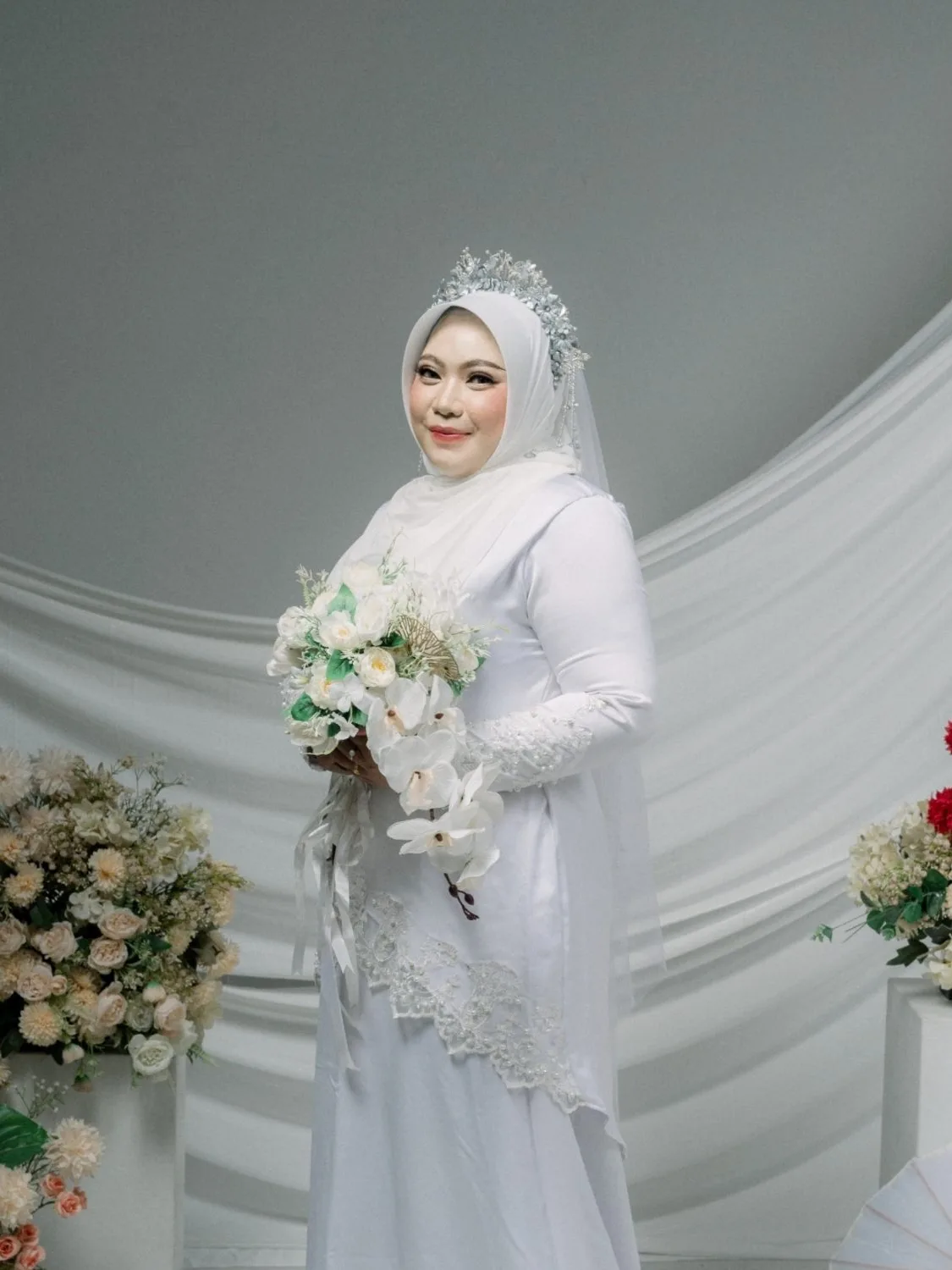 Foto mempelai wanita